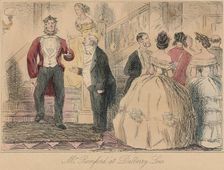 Mr Romford at Dalberry Lees 1865. Artist: John Leech