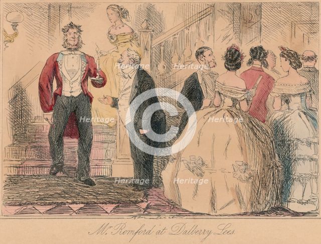 'Mr Romford at Dalberry Lees', 1865. Artist: John Leech.