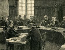 Mr. Rhodes Before the South Africa Committee c1897, (c1900). Creator: Unknown