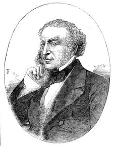 Mr. Richard Davey, M.P. for Cornwall (West), from a photograph by Mayall, 1858. Creator: Unknown