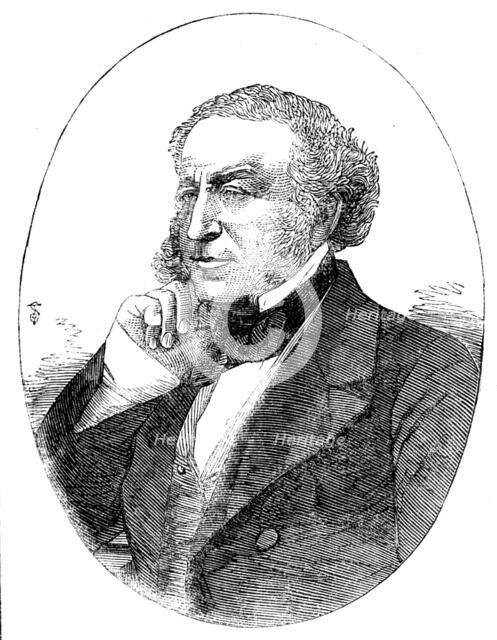 Mr. Richard Davey, M.P. for Cornwall (West), from a photograph by Mayall, 1858. Creator: Unknown.