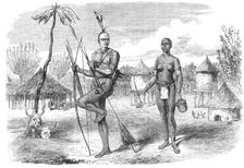 Mr. S. W. Baker’s explorations in Central Africa: homestead of natives of Gondokoro, 1865. Creator: Unknown