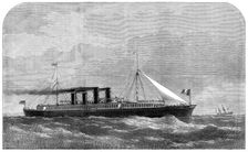 Mr. S. J. Mackie's Channel passage steamer, 1872. Creator: Unknown