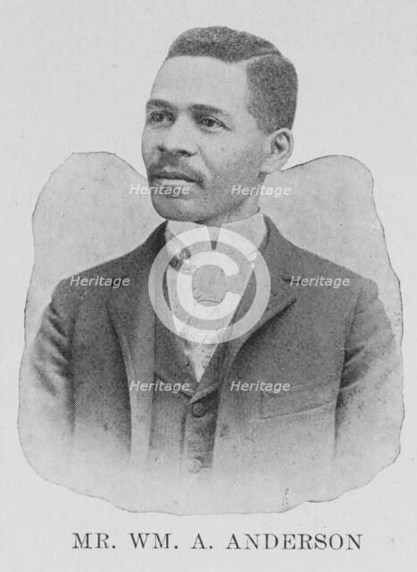 Mr. Wm. A. Anderson, 1915. Creator: Unknown.