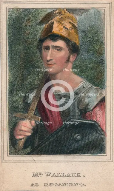 'Mr Wallack, as Rugantino', c1820.  Creator: Thomas Wright.