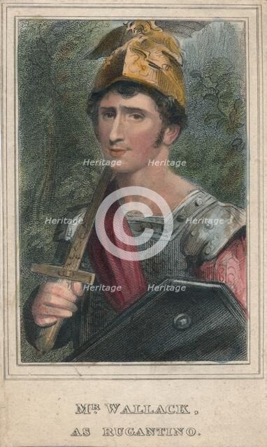 'Mr Wallack, as Rugantino', c1820.  Creator: Thomas Wright.