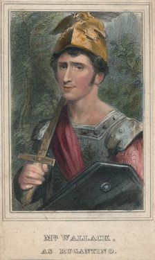 Mr Wallack, as Rugantino c1820. Creator: Thomas Wright