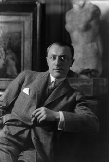 Mr. Walter Bachstitz, portrait photograph, 1924 Oct. 9. Creator: Arnold Genthe
