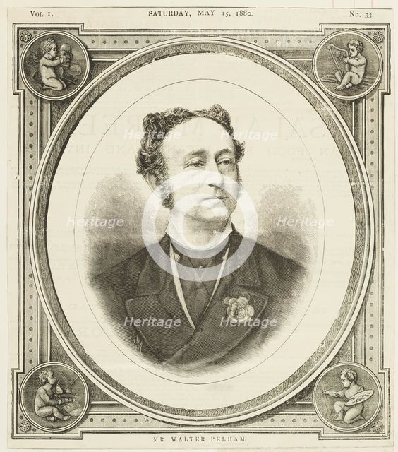 Mr. Walter Pelham, 1880.  Creator: Unknown.