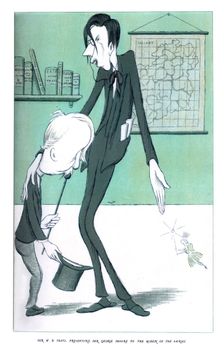Mr WB Yeats, Presenting Mr George Moore to the Queen of Fairies 1904. Artist: Max Beerbohm