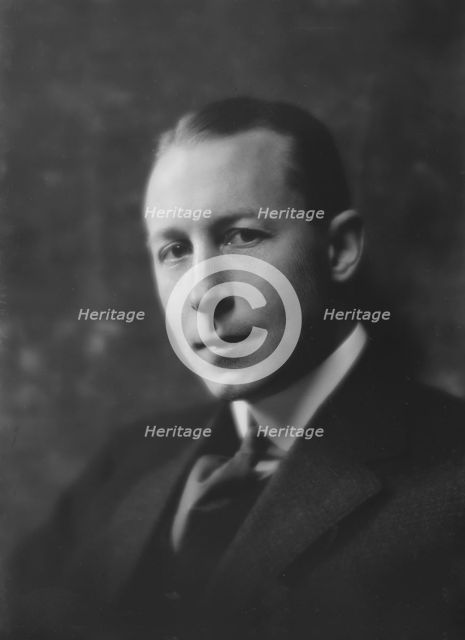 Mr. Welsh, portrait photograph, 1917 Nov. 19 or Nov. 20. Creator: Arnold Genthe.