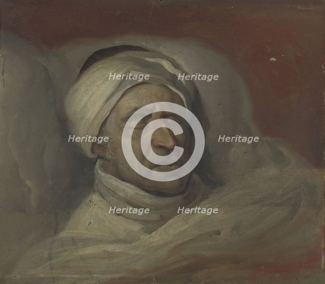 Mr. Willem Bilderdijk after his death, 1831.  Creator: Gerrit Jan Michaelis.