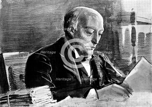 Mr. William Court Gully, Q.C., M.P., a candidate for the Speakership, 1895. Creator: George Meisenbach.