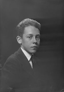 Mr. William Lyle Funk, portrait photograph, 1918 Dec. Creator: Arnold Genthe