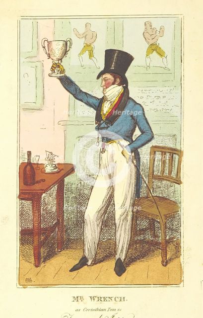 Mr. Wrench as Corinthian Tom, 1820. Creator: Unknown.