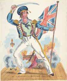 Mr. T. P. Cooke as Newton Foster, 19th century. Creator: Anon