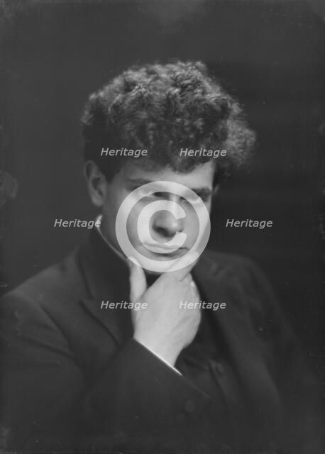 Mr. Tosha [sic] Seidel, portrait photograph, 1918 May 13. Creator: Arnold Genthe.