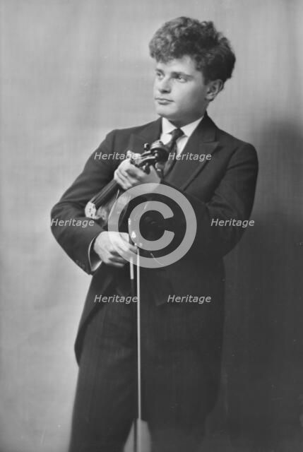 Mr. Tosha [sic] Seidel, portrait photograph, 1918 May 13. Creator: Arnold Genthe.