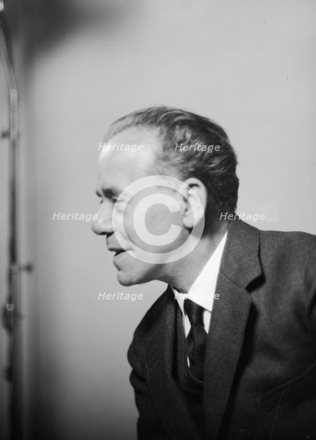 Mr. Temple Scott, portrait photograph, 1926 Oct. 2. Creator: Arnold Genthe.