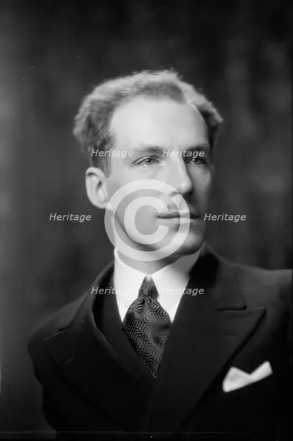 Mr. Theremin, portrait photograph, 1928 May 3. Creator: Arnold Genthe.