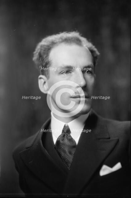 Mr. Theremin, portrait photograph, 1928 May 3. Creator: Arnold Genthe.