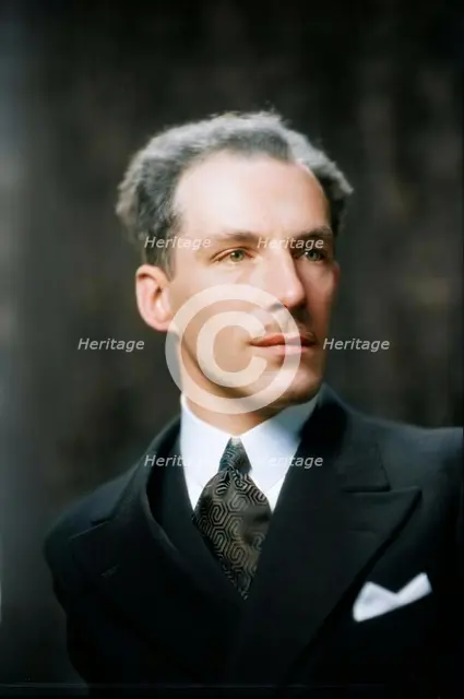 Mr. Theremin, portrait photograph, 1928 May 3. Creator: Arnold Genthe.