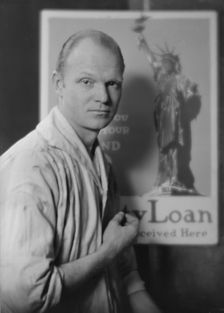 Mr. Treedlar sic, portrait photograph, 1918 Feb. 11. Creator: Arnold Genthe
