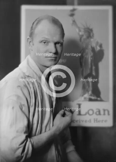 Mr. Treedlar sic, portrait photograph, 1918 Feb. 11. Creator: Arnold Genthe.