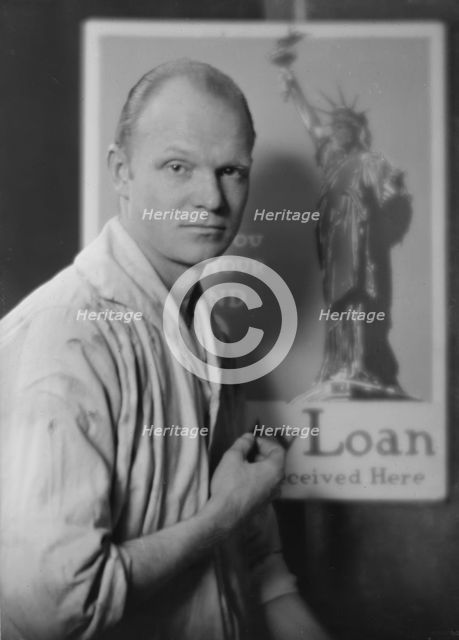 Mr. Treedlar sic, portrait photograph, 1918 Feb. 11. Creator: Arnold Genthe.