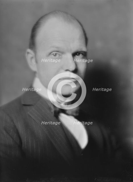 Mr. Treedlar sic, portrait photograph, 1918 Feb. 11. Creator: Arnold Genthe.