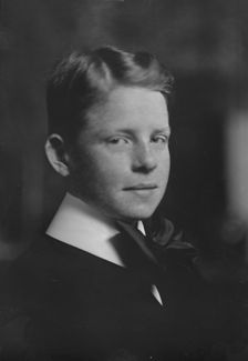 Mr. Van Rensaler Adams, portrait photograph, 1919 Jan. 6. Creator: Arnold Genthe