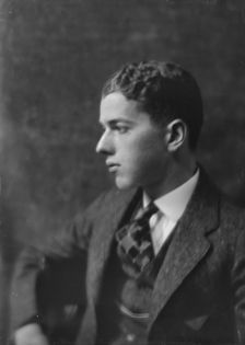 Mr. Verner Reed Jr., portrait photograph, 1918 Mar. 30. Creator: Arnold Genthe