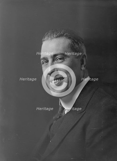 Mr. W.B. Knapp, portrait photograph, 1918 Oct. 30. Creator: Arnold Genthe.