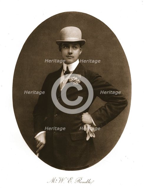 'Mr. W.E. Rendle', 1911. Creator: Unknown.