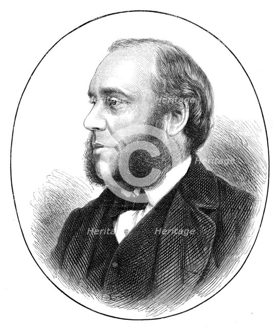 Mr. W. H. Smith, M.P., Financial Secretary to the Treasury, 1874. Creator: Unknown.