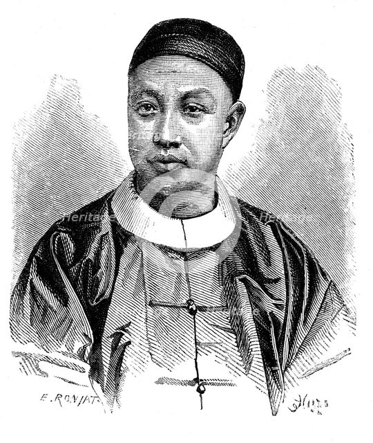 Mr Yang, Attaché of the Chinese Legation in Paris, c1890. Artist: Unknown