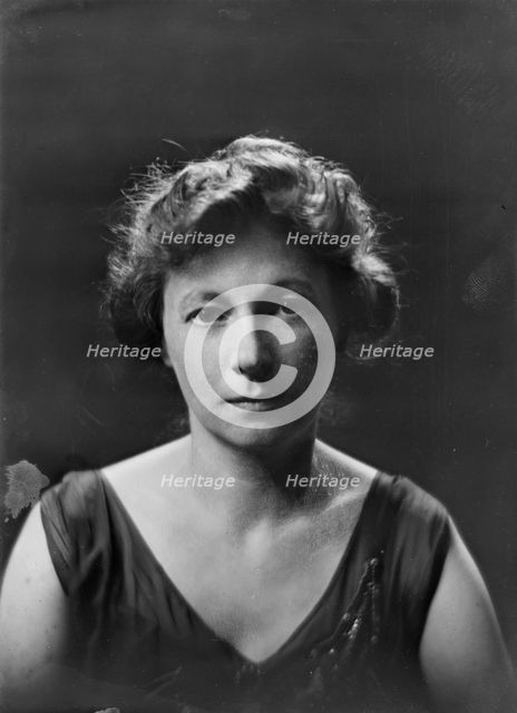 Mrs. M.A. Stuart, portrait photograph, 1919 Sept. 15. Creator: Arnold Genthe.