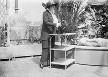 Mrs. Malcolm Strauss and pet, between c1910 and c1915. Creator: Bain News Service