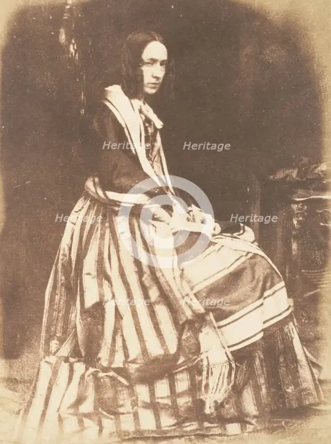 Mrs. Marian Murray, Lady Stair, 1843-47. Creators: David Octavius Hill, Robert Adamson, Hill & Adamson.