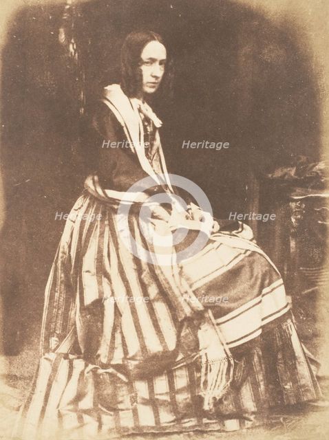 Mrs. Marian Murray, Lady Stair, 1843-47. Creators: David Octavius Hill, Robert Adamson, Hill & Adamson.
