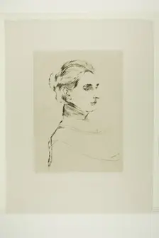 Mrs. Marie Linde, 1902. Creator: Edvard Munch