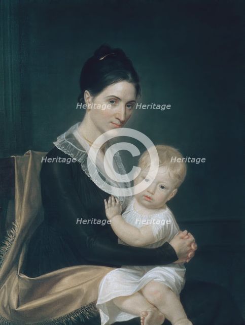 Mrs. Marinus Willett and Her Son Marinus, Jr., ca. 1802. Creator: John Vanderlyn.