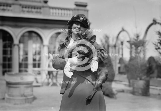 Mrs. Martha Haslam & "Noisette", between c1910 and c1915. Creator: Bain News Service.