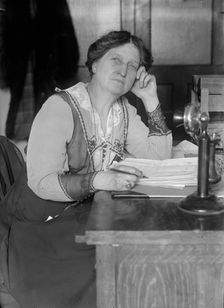 Mrs. Martha Nelson Mccam at Desk, 1918. Creator: Harris & Ewing