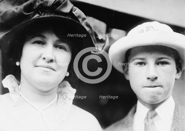 Mrs. Martin Littleton and son Wilson, between c1910 and c1915. Creator: Bain News Service.