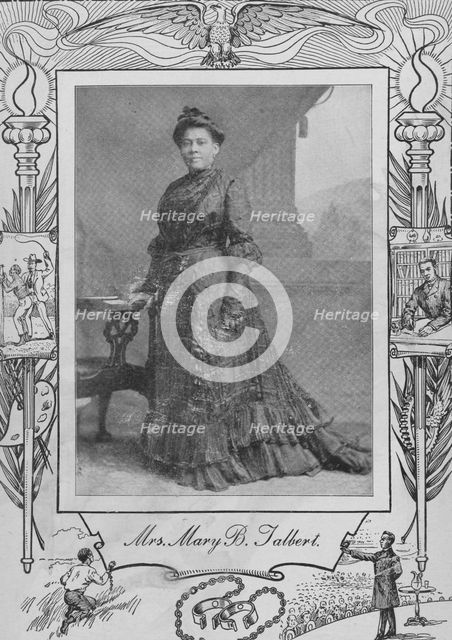 Mrs. Mary B. Talbert [recto], 1902. Creator: Unknown.