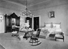 Mrs McKinley's bedroom at the White House, Washington DC, USA, 1908