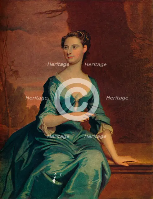 'Mrs. Melancthon Strong (Nee Sanders of Sanderstead)', 18th century. Artist: Joseph Highmore.