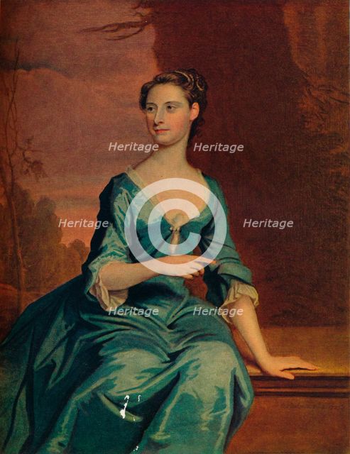'Mrs. Melancthon Strong (Nee Sanders of Sanderstead)', 18th century. Artist: Joseph Highmore.