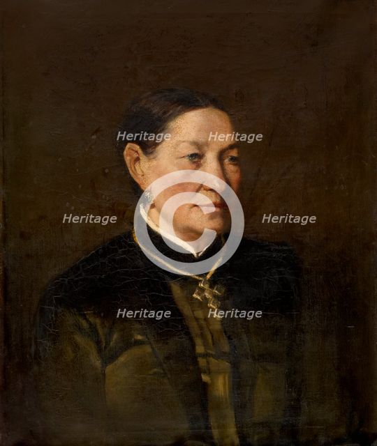 Mrs Meyer, Mother of Mrs Van Soom, 1884. Creator: Charles François Felu.